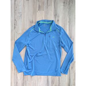 Southern Tide 1/4 Quarter Zip Performance Pullover in Blue, Medium (C3)